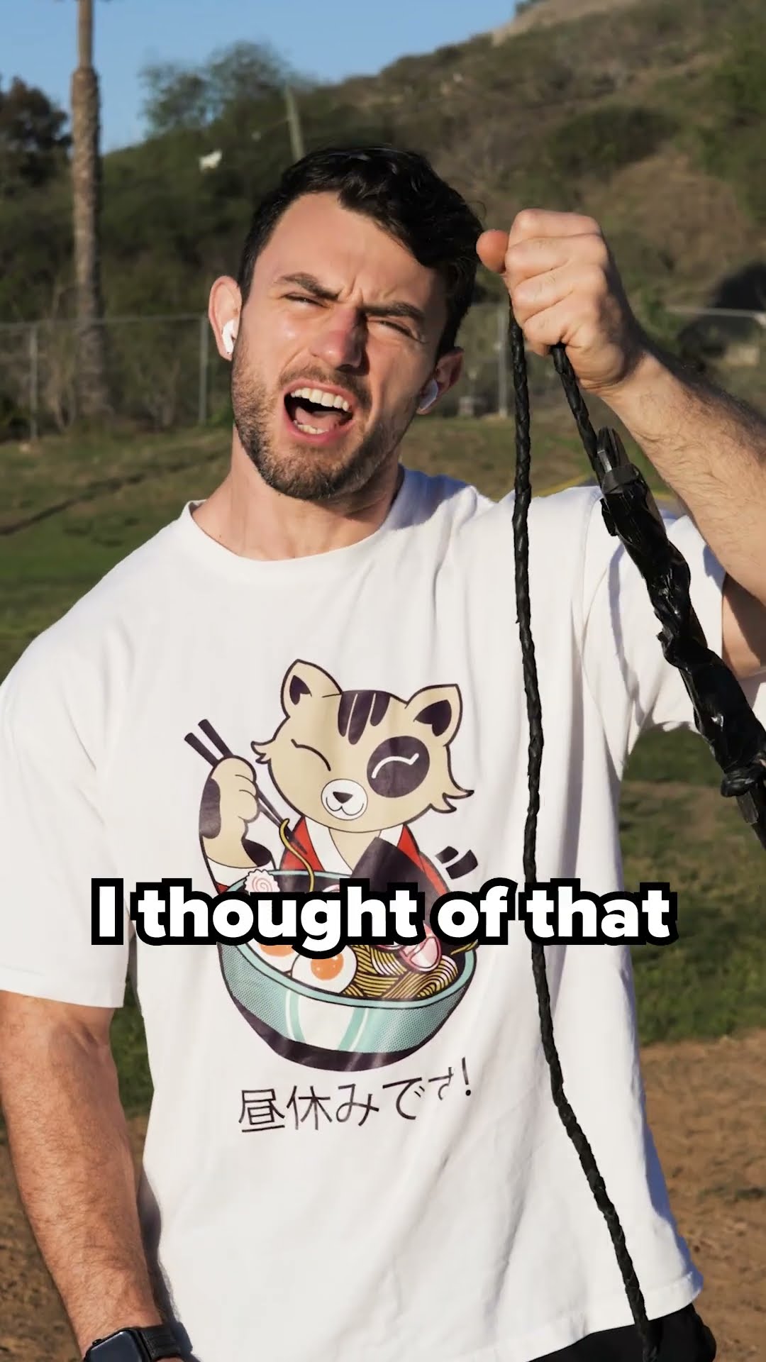 What happens when you tape an Axe to a Whip?