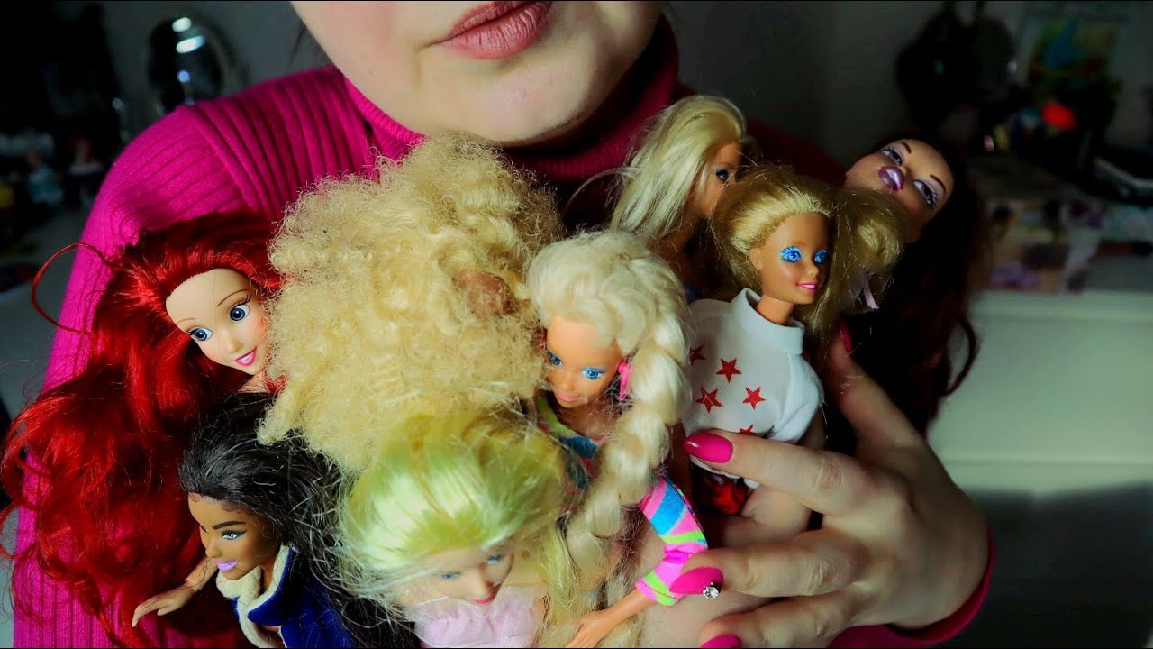 ASMR Second hand Doll Haul 🎀 Tapping & Scratching 💋 Whispering