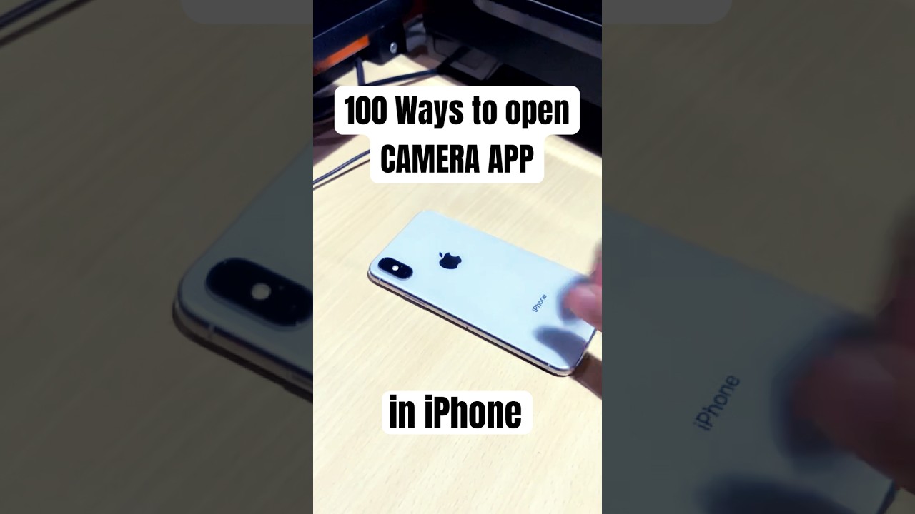 100 Ways to open Camera App in iPhone || iOS 18 || Camera Shortcut in iPhone | 