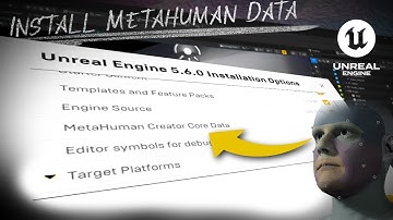 Install Metahuman Data with Unreal Engine 5.6