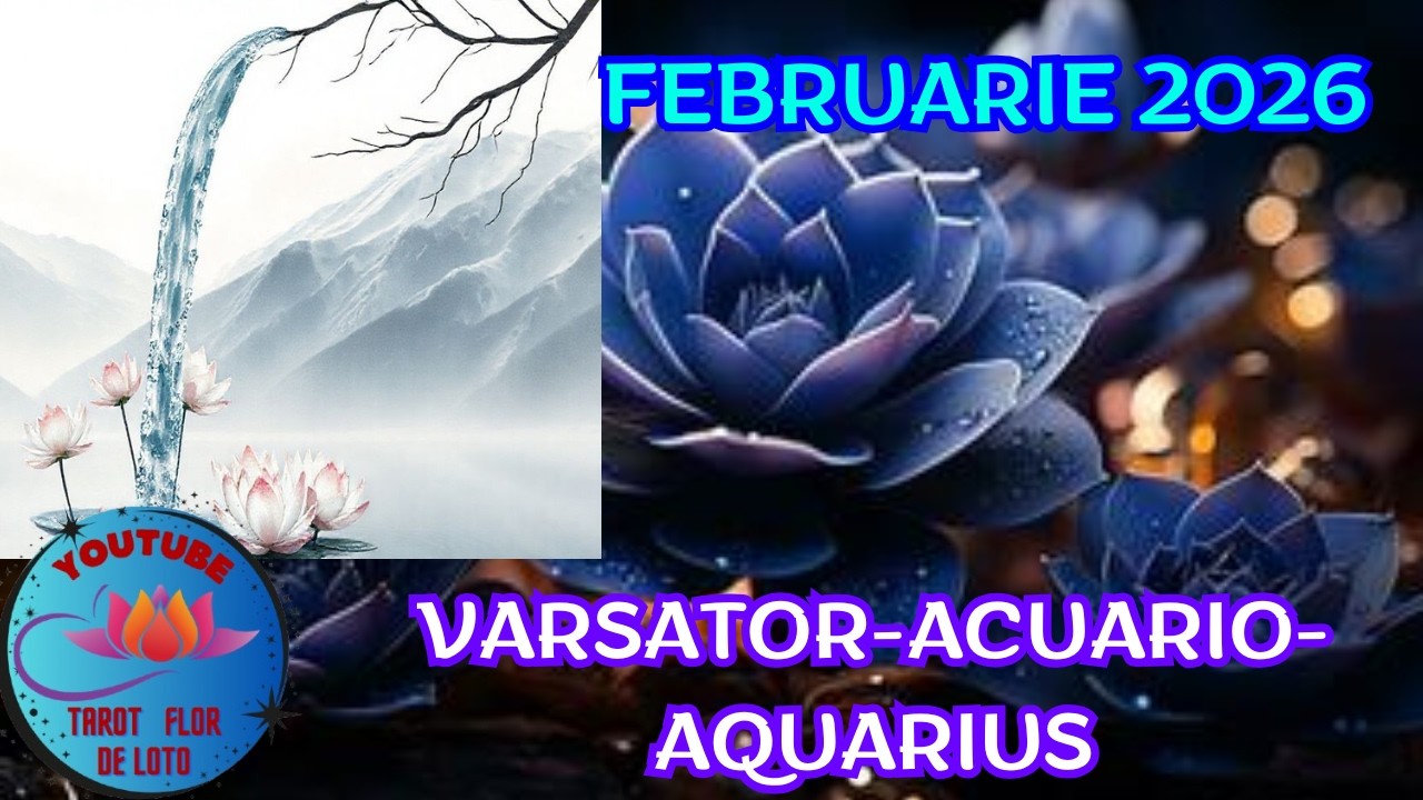 VARSATOR♒FEBRUARIE 2026❄️✨💖NU TE MAI LUPTA CU TINE,LASA VIATA SA CURGA SI FA PARTE DIN EA❄️✨💖