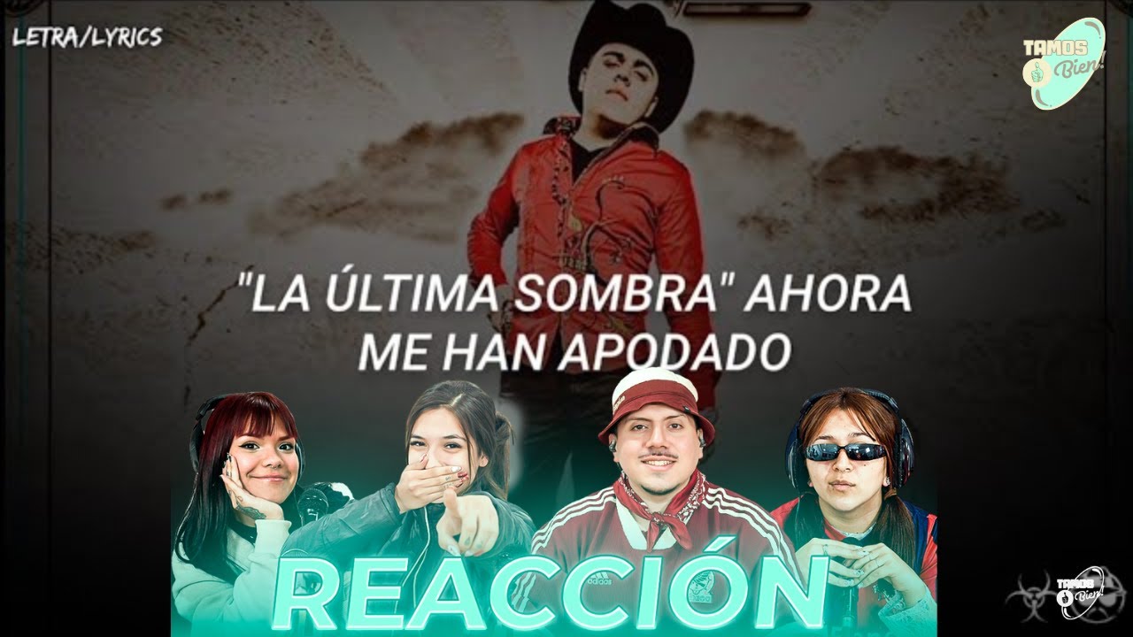 La Última Sombra - Gerardo Ortíz (LETRA/LYRICS) | 🇦🇷 Reacción