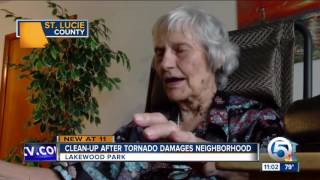 St. Lucie County residents begin cleanup after tornado