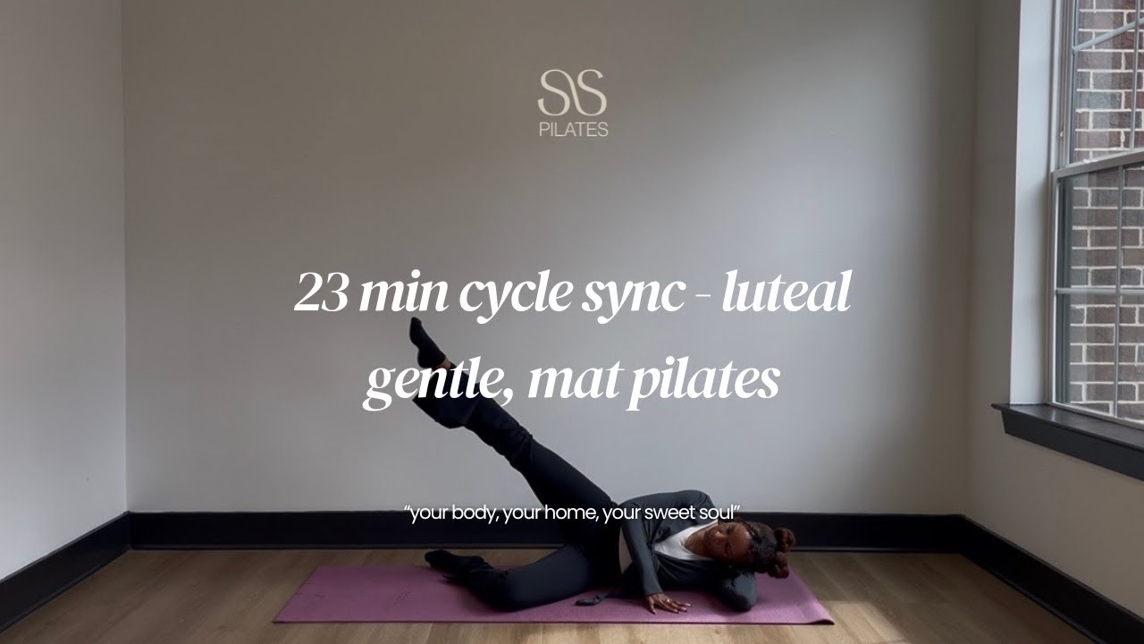 23 min cycle sync, Pilates - lower energy | virtual mat Pilates workout
