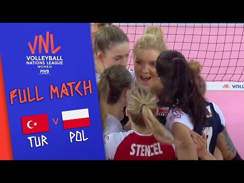 Turkey 🆚 Poland - Full Match | Women’s Volleyball Nations League 2019