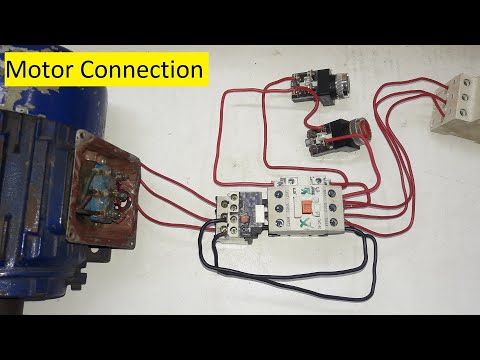 220v & 440 Volt Magnetic contactor connect.Single phase & three phase motor connection in bangla