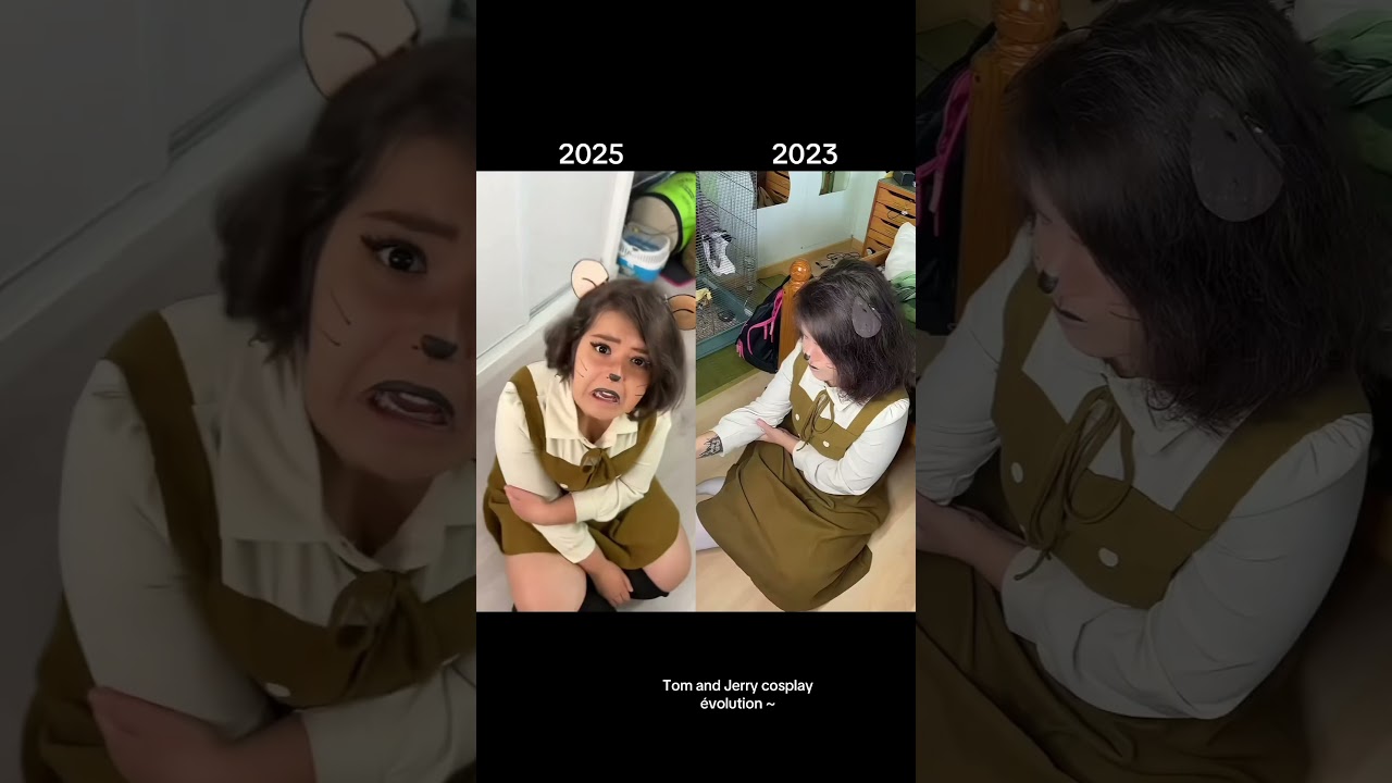 The evolution of our Tom and Jerry cosplay !