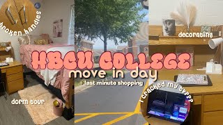 HBCU COLLEGE MOVE IN DAY VLOG: claflin university + last minute dorm room shopping *raw and uncut*