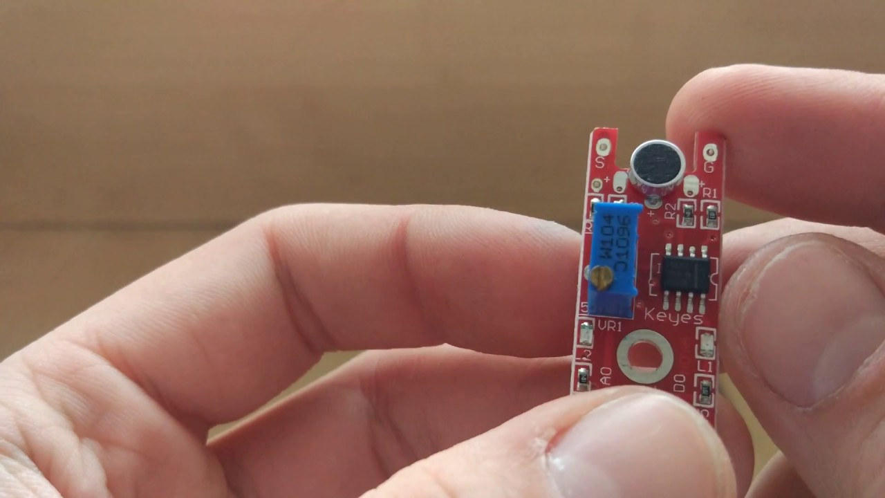 KEYES Microphone Sound Sensor Module Gearbest - YouTube