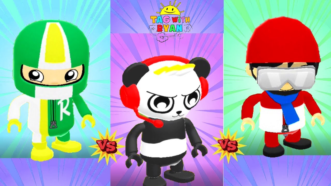 Tag with Ryan Antarctica Ryan vs Rally Racer Ryan Combo Panda - YouTube