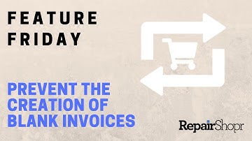 Feature Friday - Blank Recurring Invoice Removal Now Available