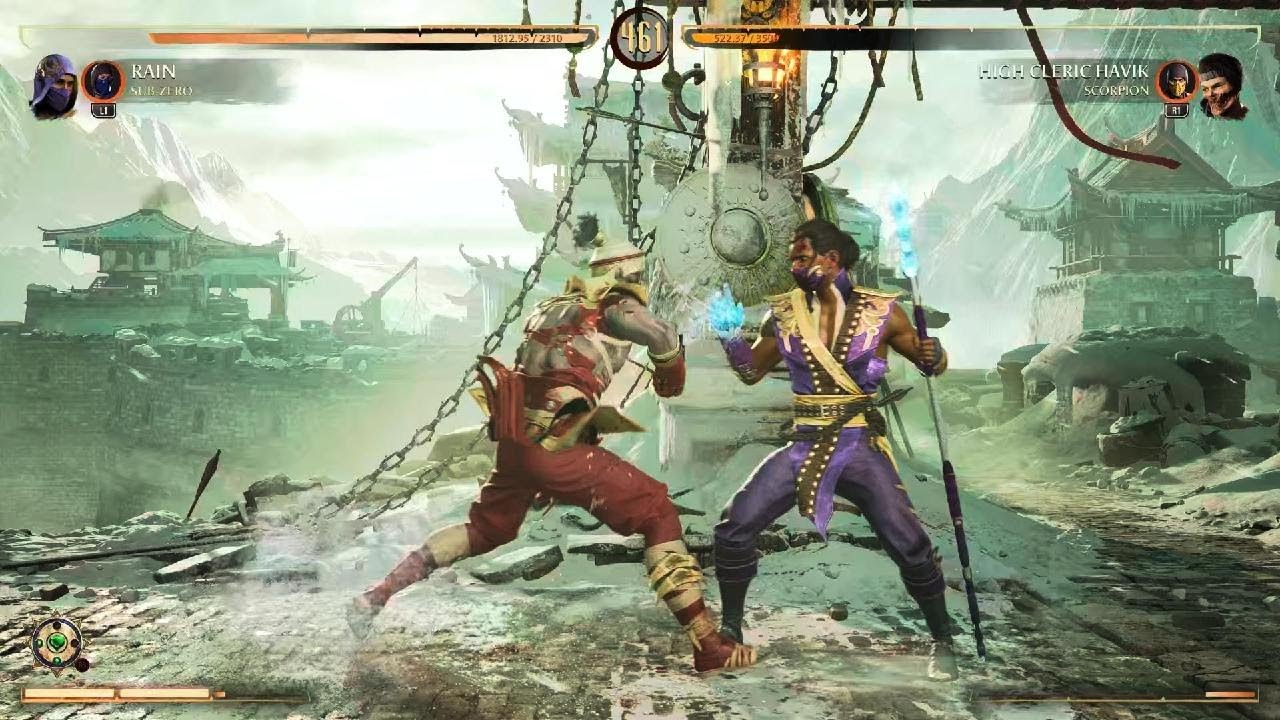 Mortal Kombat 1 Rain vs High Cleric Havik (Invasions)