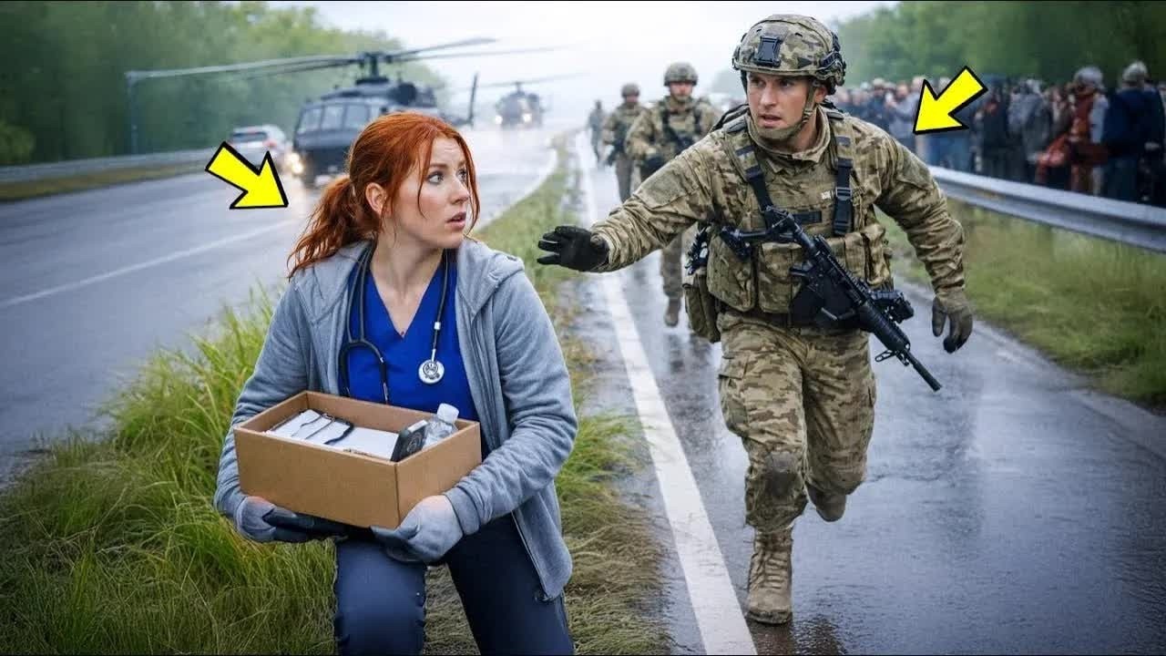 Gefeuert und auf dem Heimweg – bis zwei Helikopter landeten  „Wo ist die Krankenschwester !“ 1