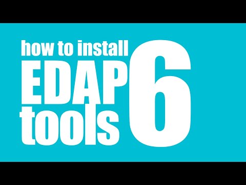 EDAP Tools - How to install EDAP Tools v.6