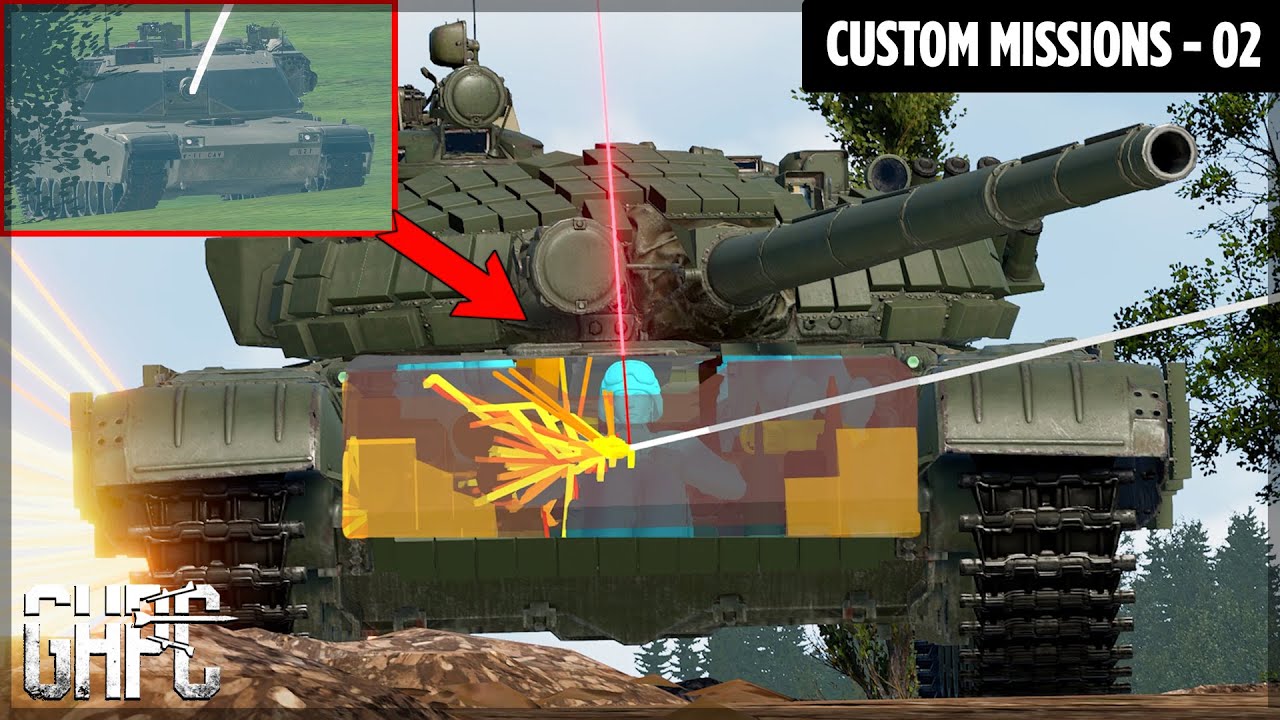 Gunner HEAT PC Mods: M1A1 Abrams Vs T-72B & BMP-2 (Custom Missions 02)