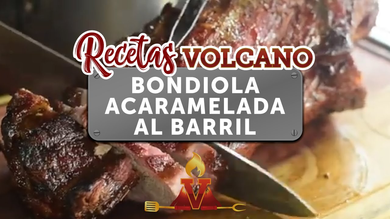 Bondiola Acaramelada al Barril con Volcano Asadores