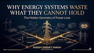 Why Energy Systems Waste What They Cannot Hold | The Hidden Geometry of Power Loss