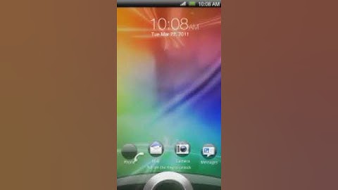 HTC EVO 3D lockscreen