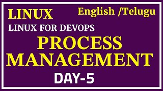 Day5 :  Linux Tutorials for Beginners  | Freshers  | Exp | Gap Students |by kk | Process management