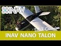 ZOHD Nano Talon iNav Conversion + V-Tail Mod + FPV Build Overview