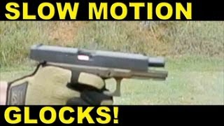 Slow Motion Glocks! Gen 4 G17 & G23 Ejection Compared