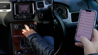 How to Pair A Mobile to the bluetooth audio system in a 2014 Volkswagen Touareg screenshot 3
