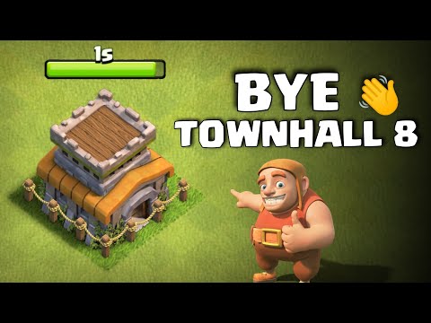 clash of clans - Maxout at town hall 8, or move on to level 9? - Arqade