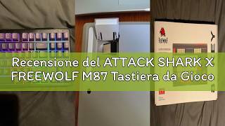 Recensione Del Attack Shark X Freewolf M87 Tastiera Da Gioco Wireless All80%, Tkl Rgb Sa Tastiera P