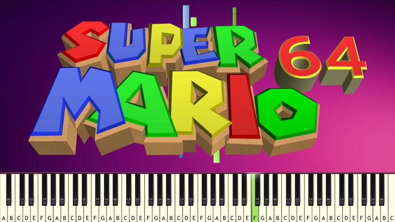 Super Mario 64 - Dire Dire Docks - EASY PINAO TUTORIAL