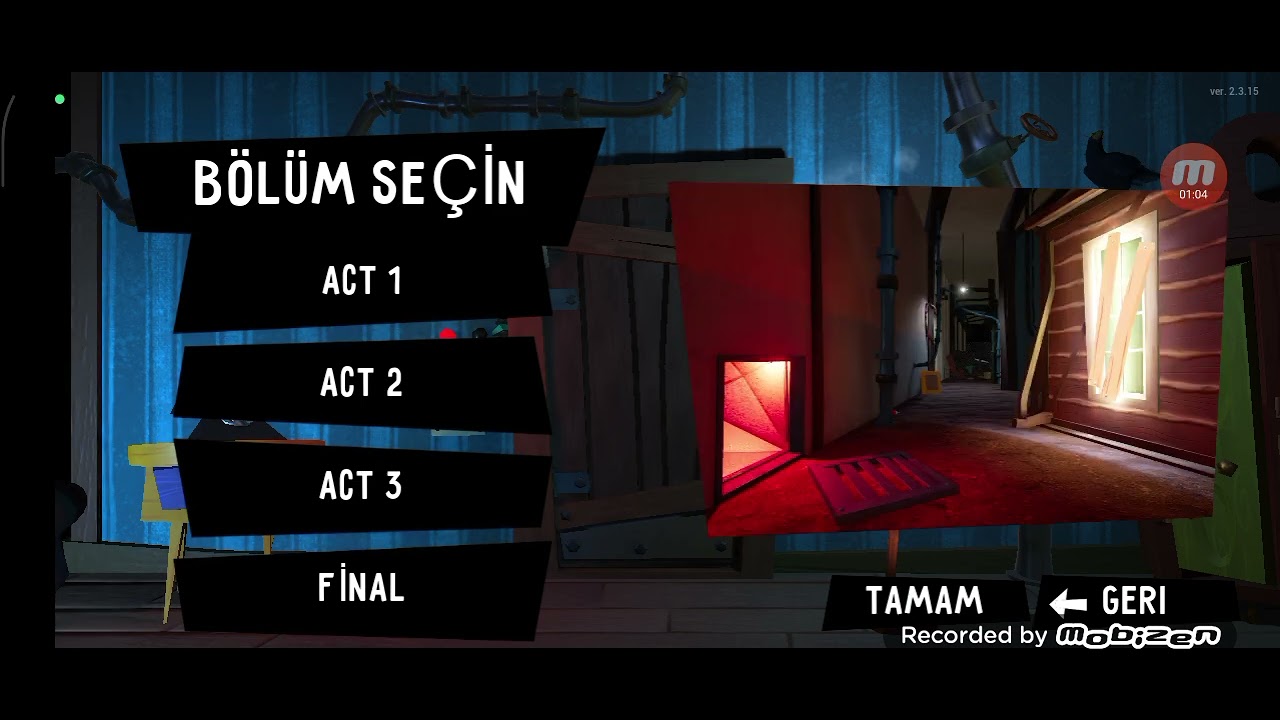 Hello neighbor actlere bedava geçme (APK İNDİRMEYE GEREK YOK!)