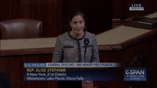 Rep. Stefanik Speaks on the House Floor on her Climate Change Resolution