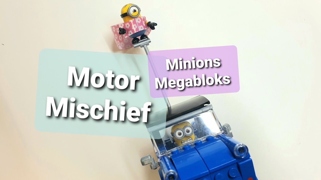 [toytoy] Minions Mega Bloks Motor Mischief Speed Build DKT69 - Despicable Me -미니언즈 메가블럭 자동차 장난 만들기