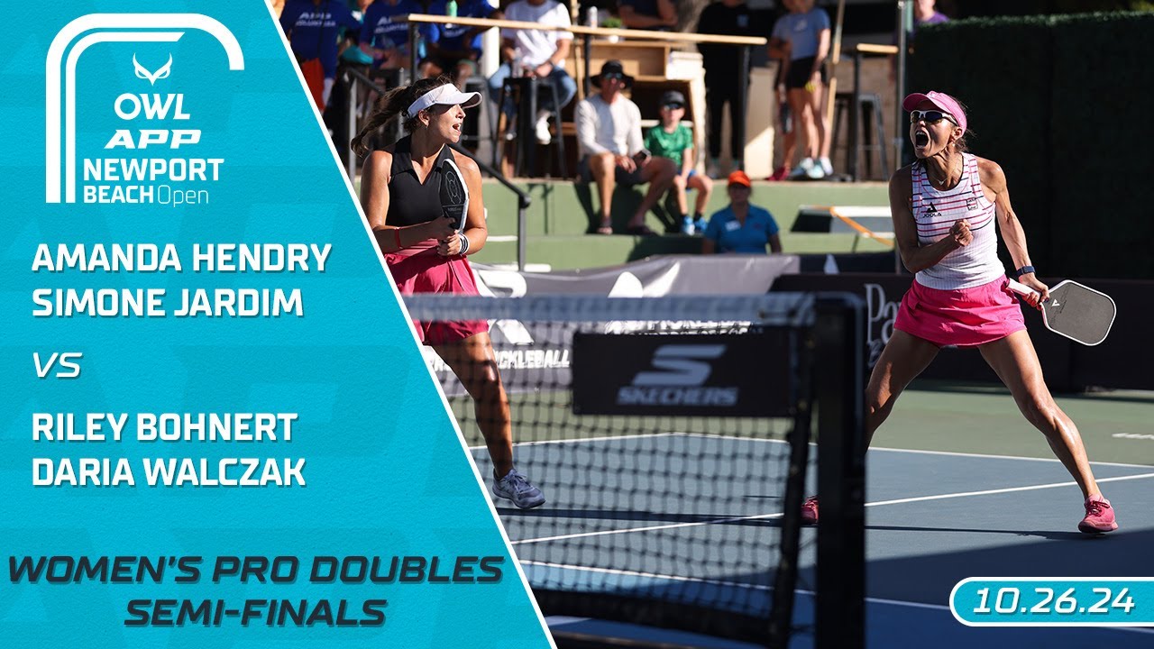 2024 The OWL APP Newport Beach Open I Hendry/Jardim vs. Bohnert/Walczak | Women's Doubles Semi