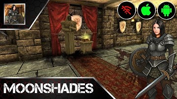 Moonshades [Offline], Old-School Dungeon Crawler RPG  - Gameplay(Android/iOS)