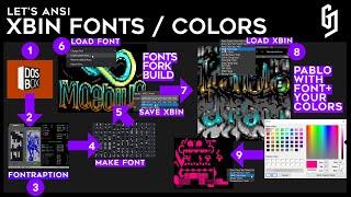 Let's ANSI - XBIN Custom Fonts / Custom Colors - FIXED - THE QUEST IS REAL