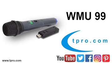 Handheld Microphone With Wireless USB Connection