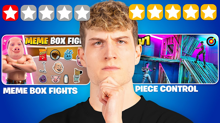 I Tested 1-Star VS 5-Star Fortnite Maps!