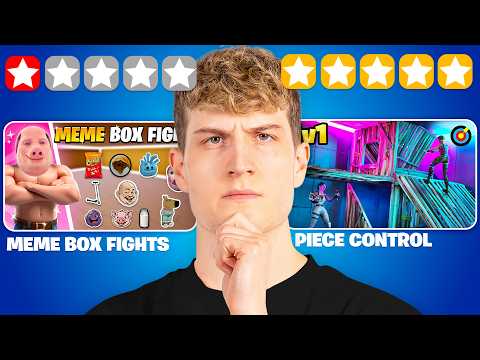 I Tested 1-Star VS 5-Star Fortnite Maps!