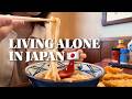$4 Marugame Udon + Home Center Haul 🇯🇵 | Homemade Tempura Rice Bowl