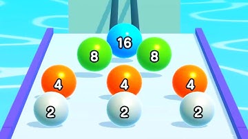 Ball Run 2048 Merge Number ! MAX LEVELS Gameplay Walkthrough New Update Part 143 android, ios