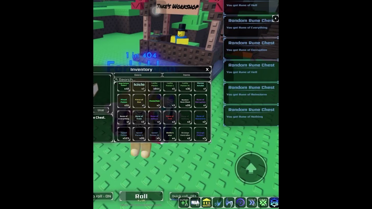 LETS GO GAMBLING IN RUNE CHESTS (Roblox sols rng)