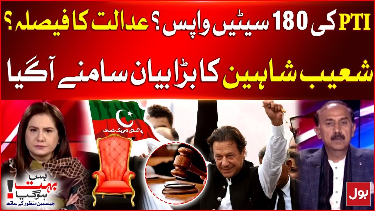PTI All 180 Seats Return? | Court Big Orders? | Elections 2024 Results | Shoaib Shaheen Inside News