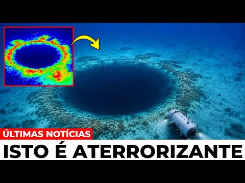 Um submarino mapeou o Grande Buraco Azul em 3D — o que apareceu deixou o mundo sem palavras