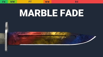 Bayonet Marble Fade - Skin Float And Wear Preview