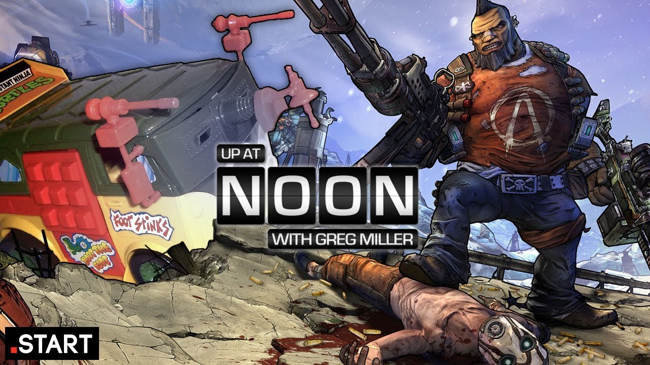 Borderlands 2, TMNT Debate, & Greg Shaves His Head - Up at Noon