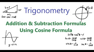 Addition and Subtraction Formulas Finding an Exact Value using the Cosine Formula