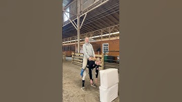 “Pepper won’t jump” ft. Zoey, Charlie and Cam #equestrians #funnyanimal