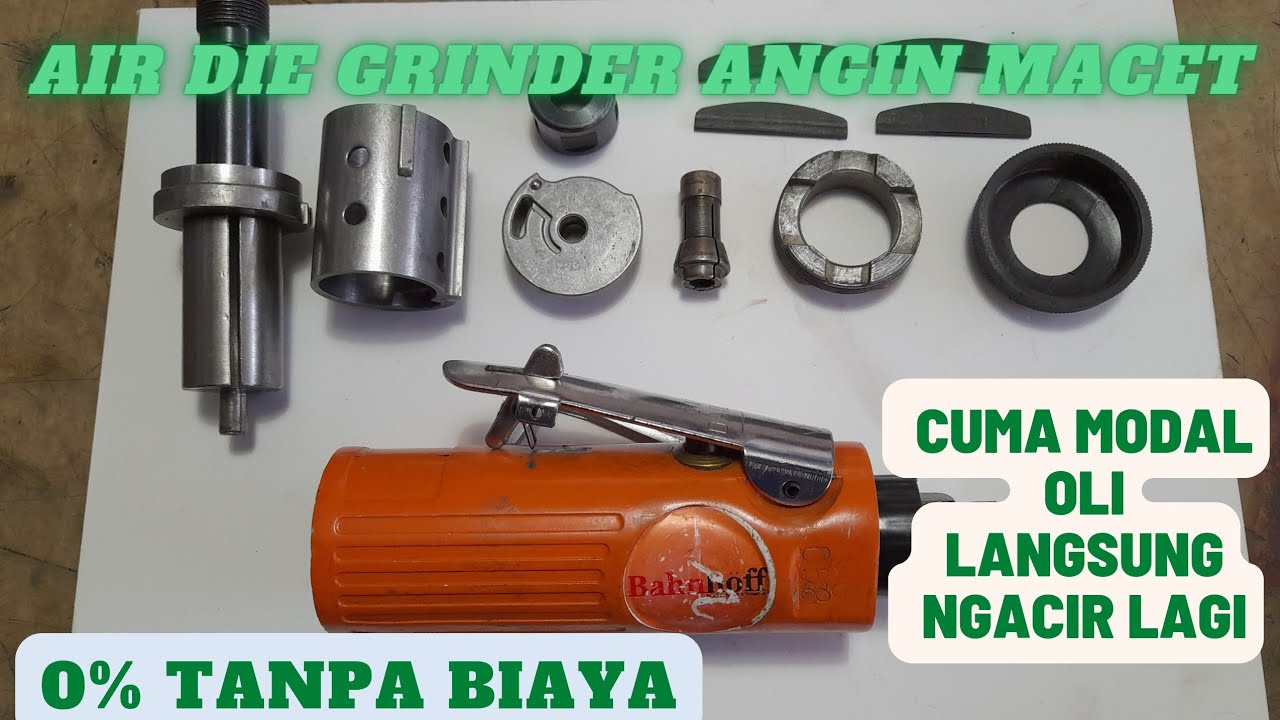 cara memperbaiki air die grinder angin macet#airgrinder 
