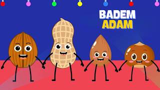 Badem Adam Şarkısı 🥜 Eğlenceli Hareketli Çocuk Şarkıları Dansı