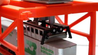 TYCO#903 OPERATING PIGGYBACK LOADER UNLOADER